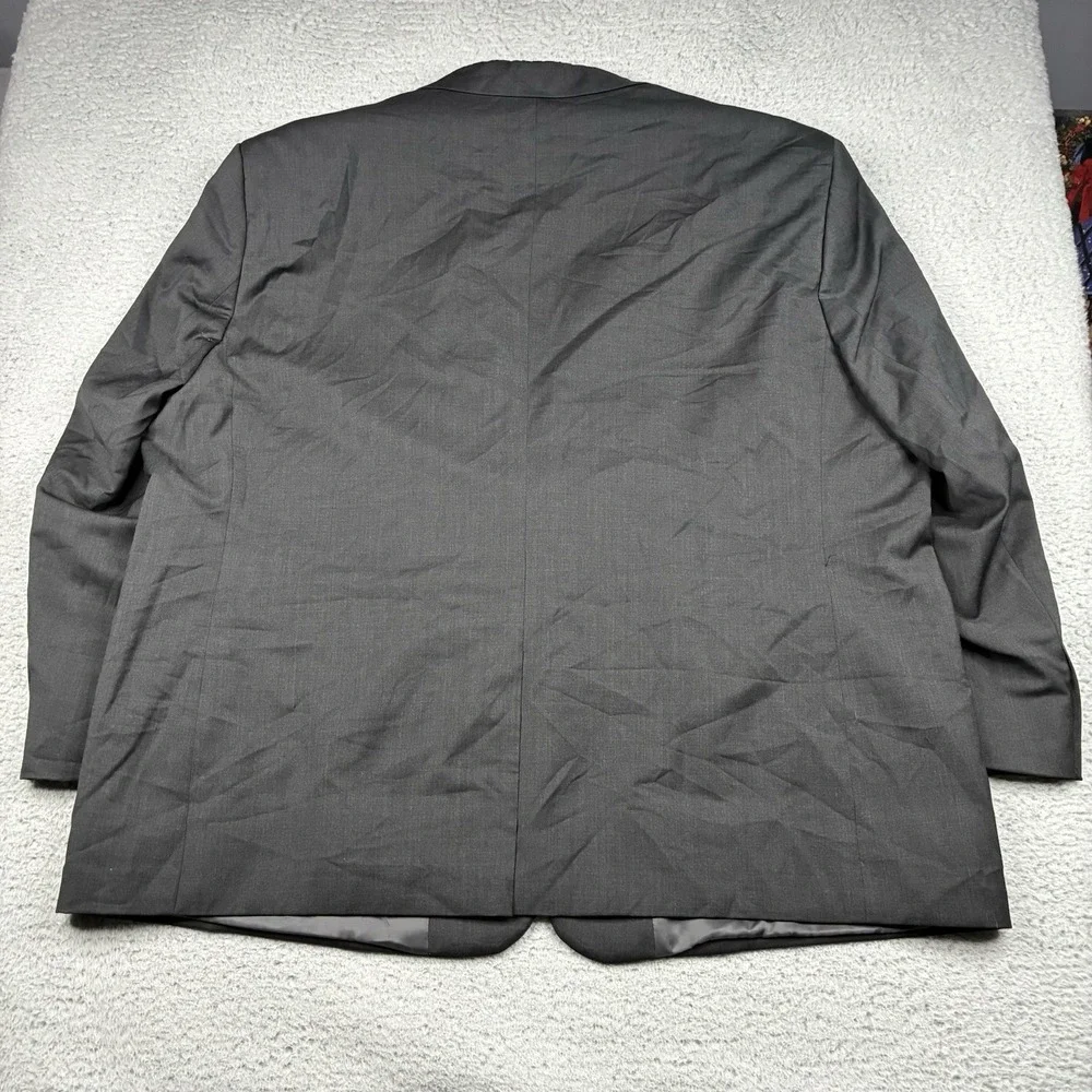Oak Hill Sport‎ Coat Men's 52R Black 2 Button Marzotto Italian Fabric Blazer